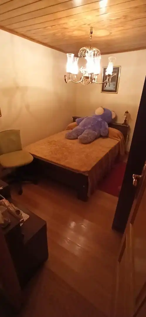 Dormitori de Casa o xalet en venda en Agolada amb Jardí privat, Parquet i Moblat