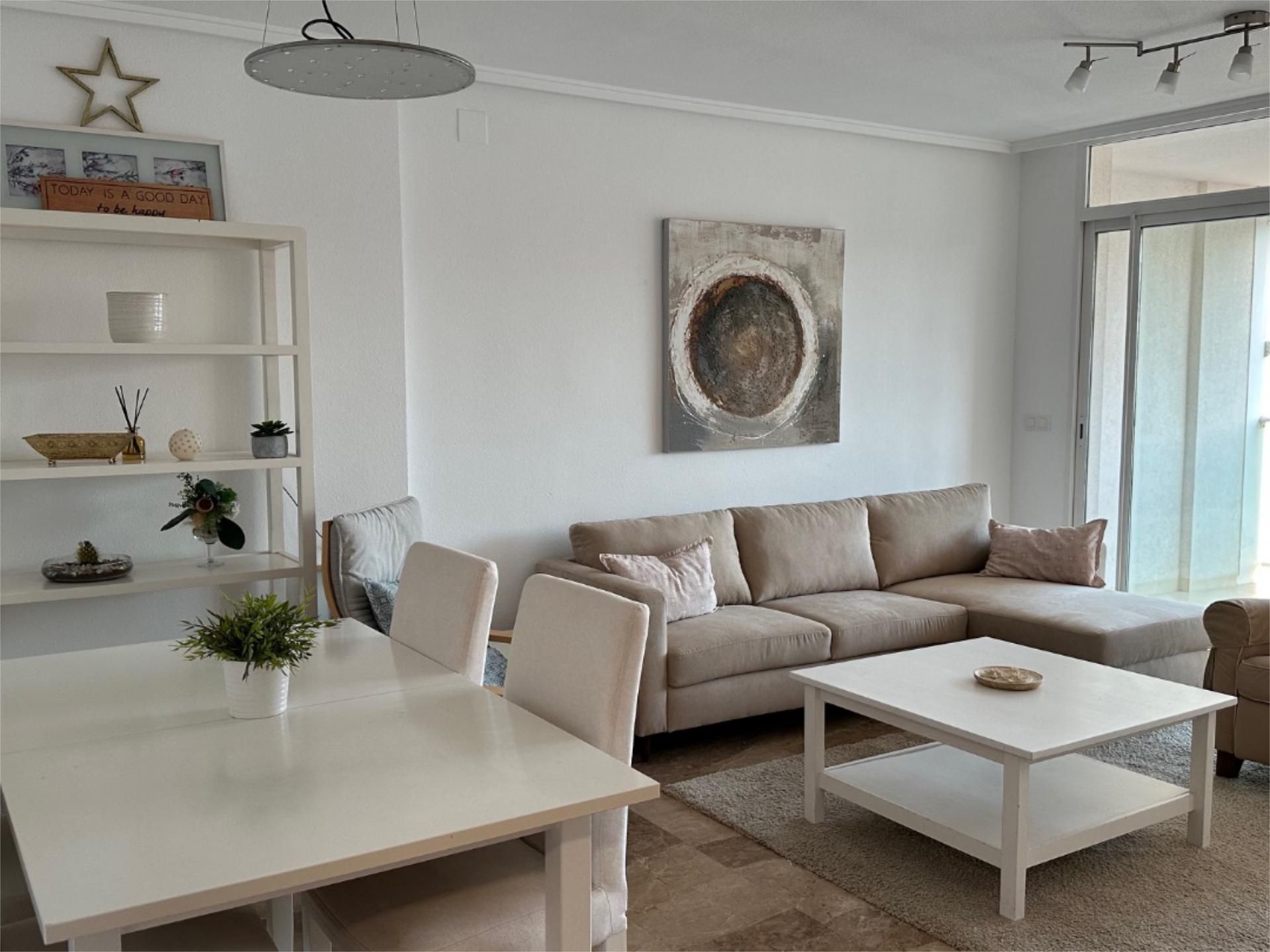 Living room of Flat to rent in Alicante / Alacant  with Air Conditioner, Terrace and Swimming Pool