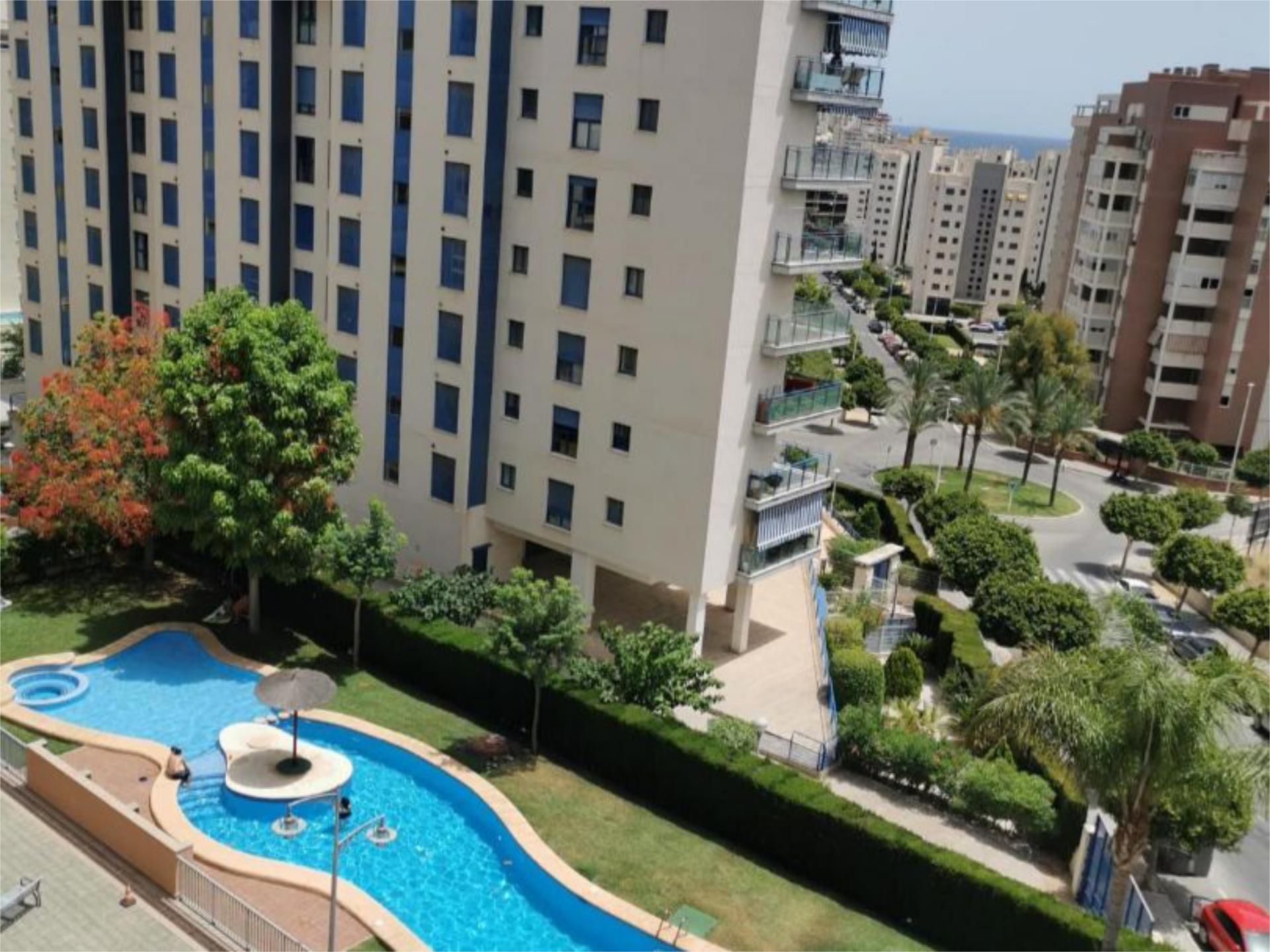 Swimming pool of Flat for sale in Villajoyosa / La Vila Joiosa  with Air Conditioner, Terrace and Storage room