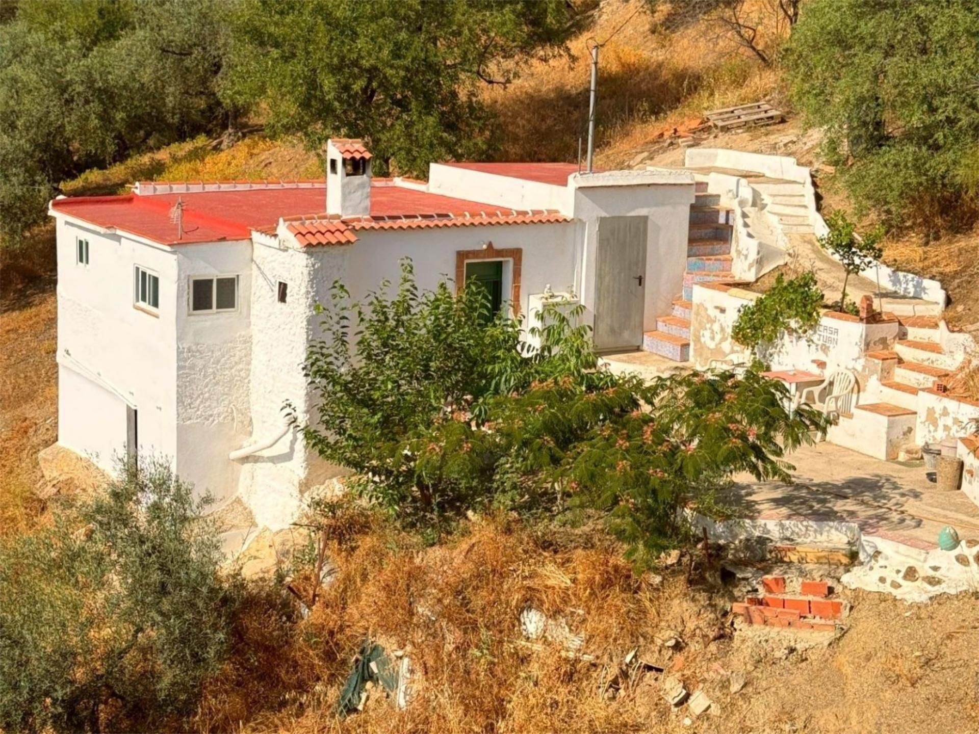 Vista exterior de Finca rústica en venda en Riogordo amb Terrassa
