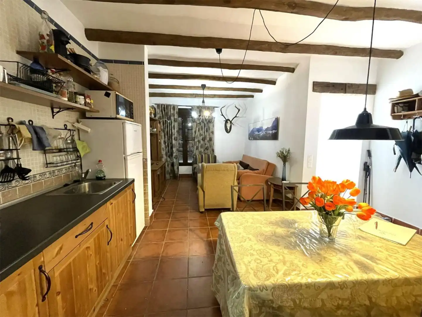 Flat for sale in Calle Alcalde Antonio Guzmán López, 10, Montejaque Kitchen of Flat for sale in Montejaque with Heating, Storage room and Furnished