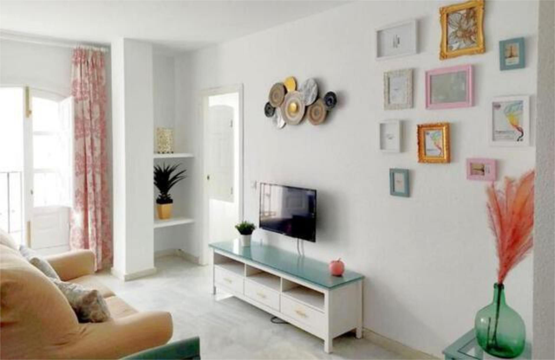 Sala de estar de Apartamento de alquiler en Mojácar