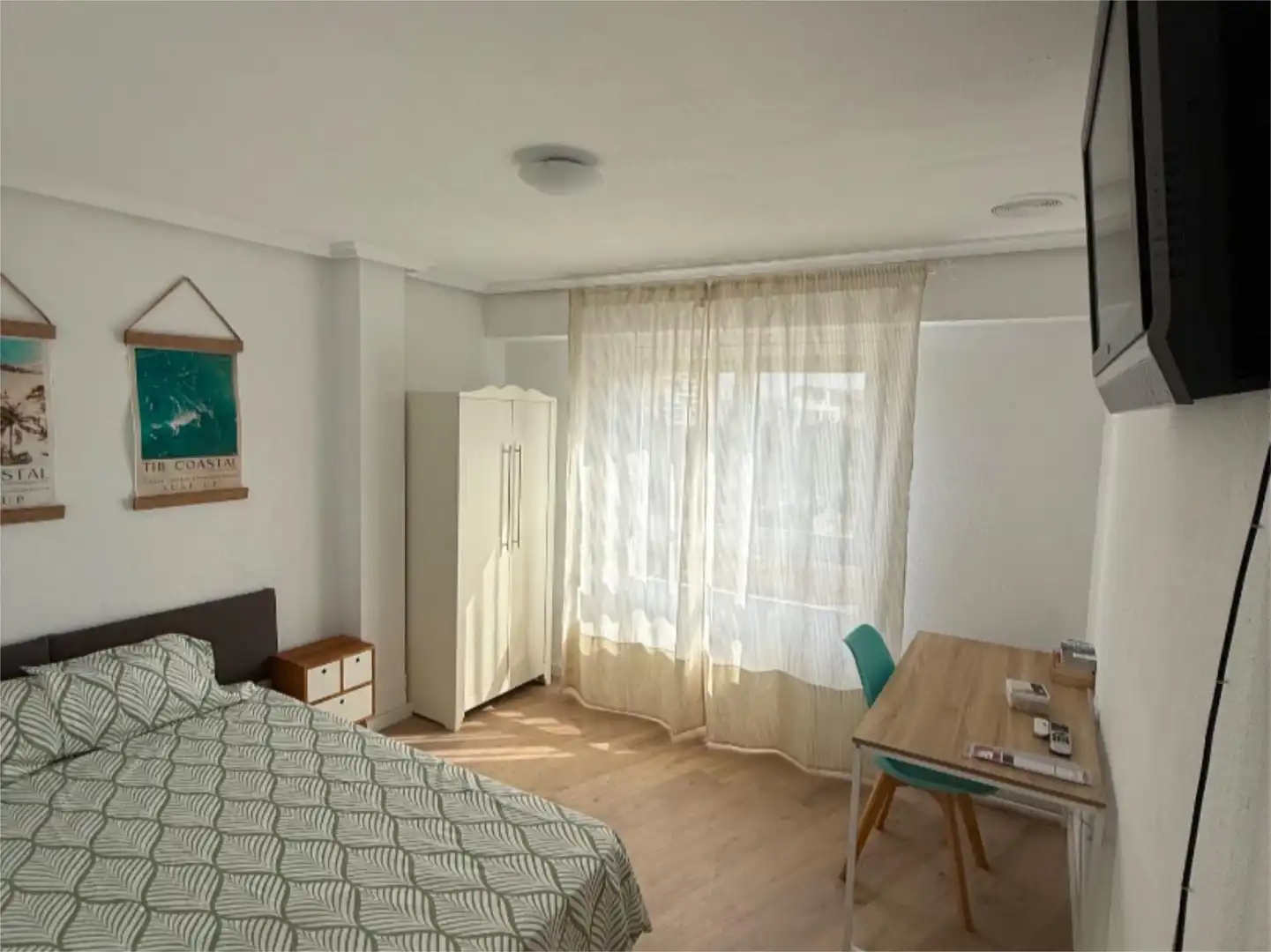 Flat for rent in Carrer Joan Miró, 1, Carrús Oeste Bedroom of Flat for rent in Elche / Elx with Air Conditioner, Heating and Parquet flooring