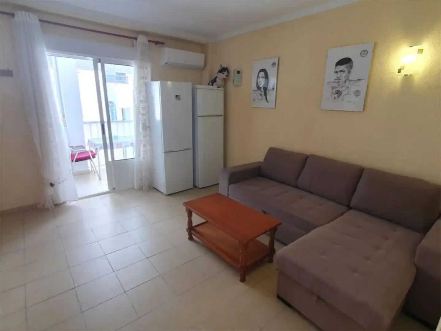 Wohnung zum Verkauf in Avenida Alfredo Nobel, 115, Cabo Cervera Wohnzimmer von Wohnung zum Verkauf in Torrevieja mit Klimaanlage, Heizung und Privatgarten