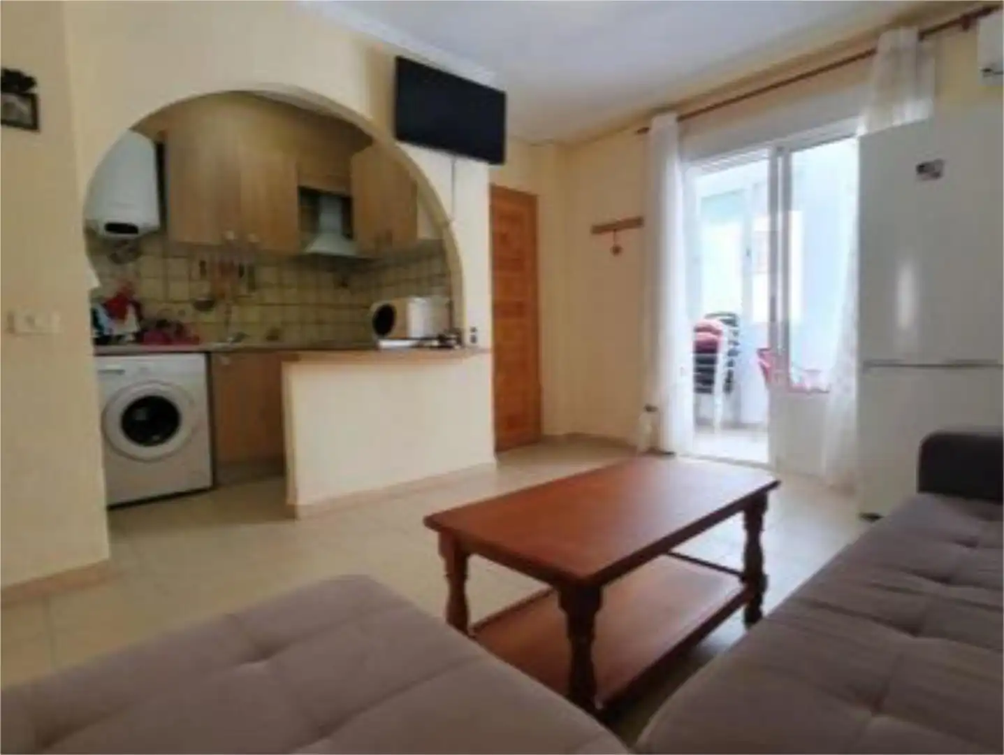 Wohnung zum Verkauf in Avenida Alfredo Nobel, 115, Cabo Cervera Wohnzimmer von Wohnung zum Verkauf in Torrevieja mit Klimaanlage, Heizung und Privatgarten