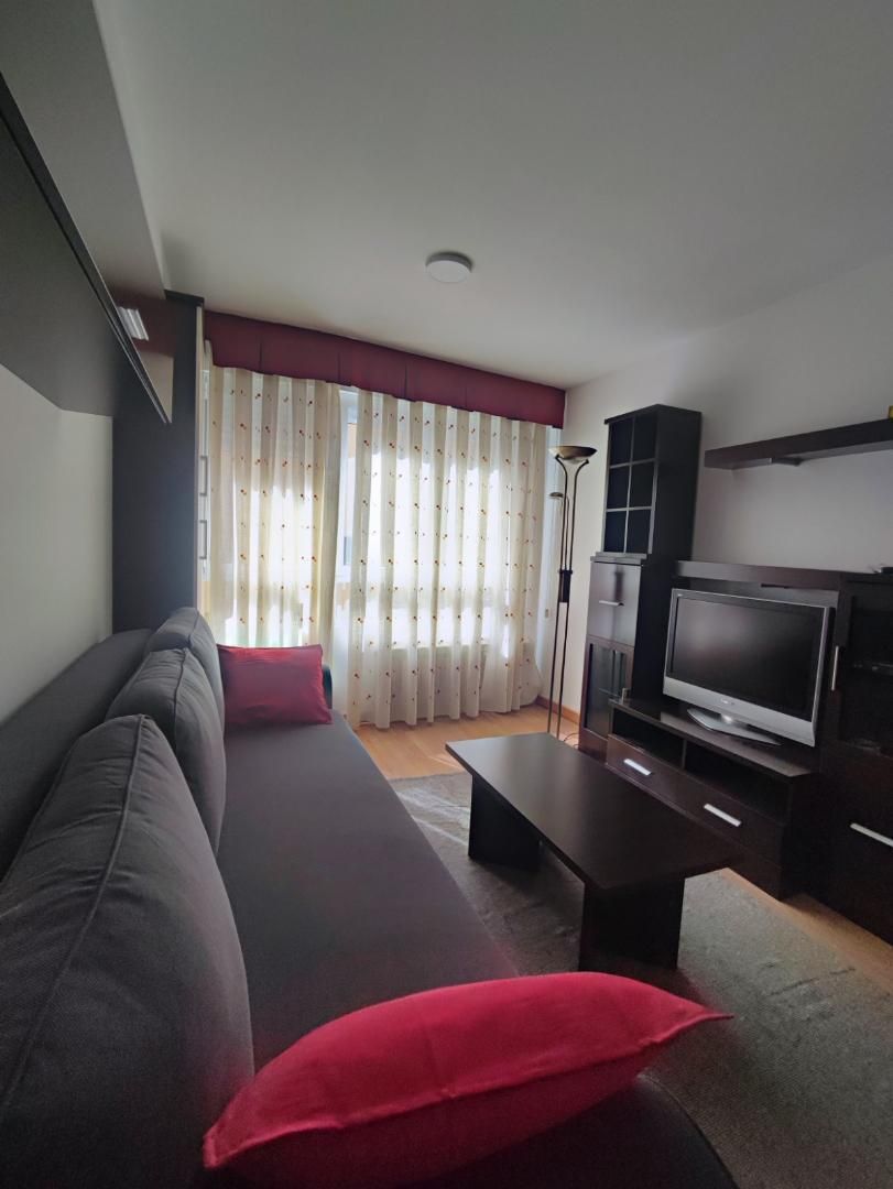 Living room of Flat to rent in Valverde de la Virgen  with Heating, Parquet flooring and Terrace