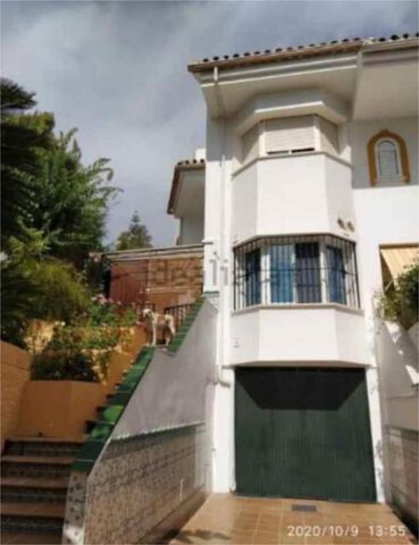 Exterior view of Single-family semi-detached for sale in Mijas  with Terrace and Swimming Pool