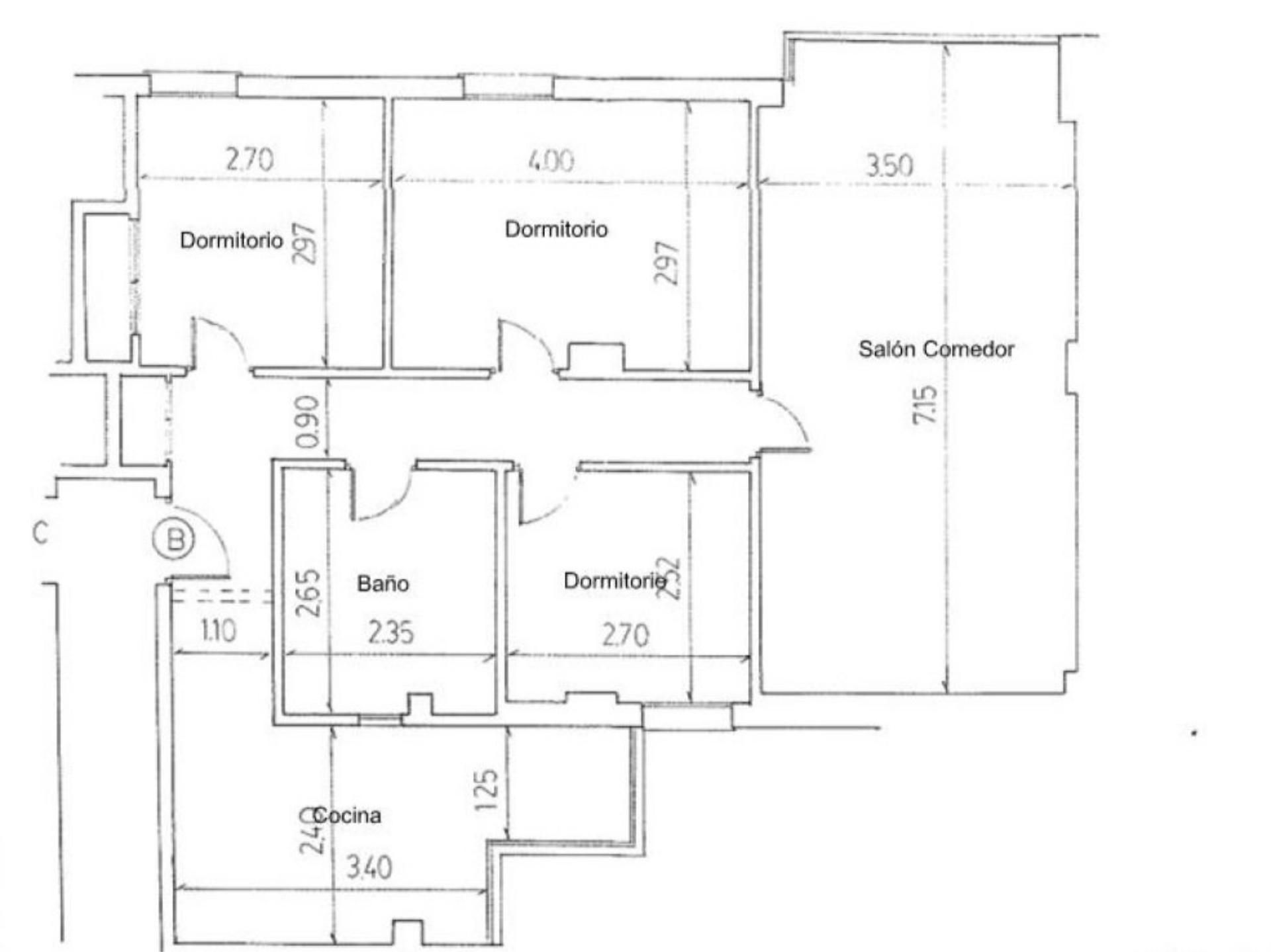 Flat for sale in Málaga Capital  with Air Conditioner, Heating and Furnished