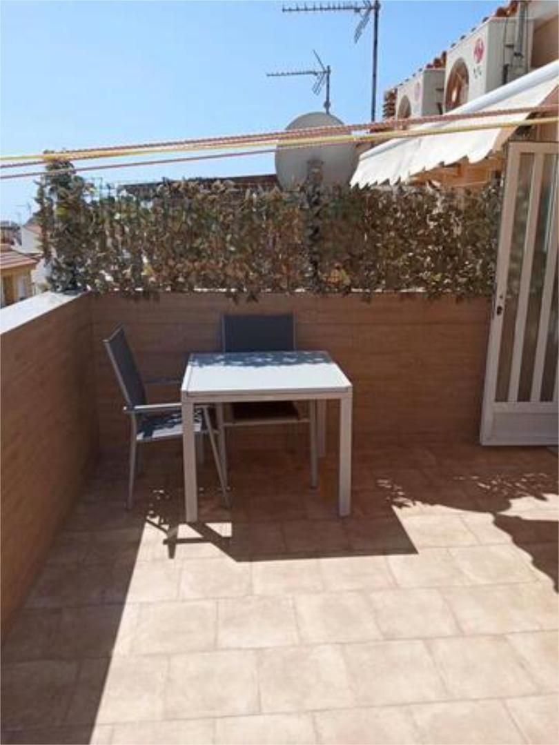 Terrassa de Apartament de lloguer en Mazarrón amb Calefacció, Terrassa i Moblat