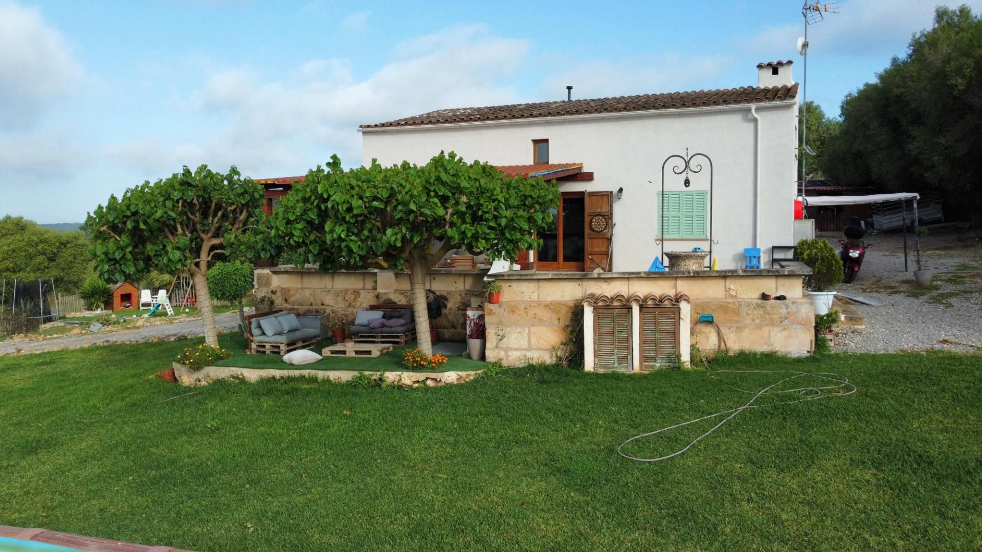 Jardín de Finca rústica de alquiler en Manacor con Aire acondicionado, Calefacción y Jardín privado