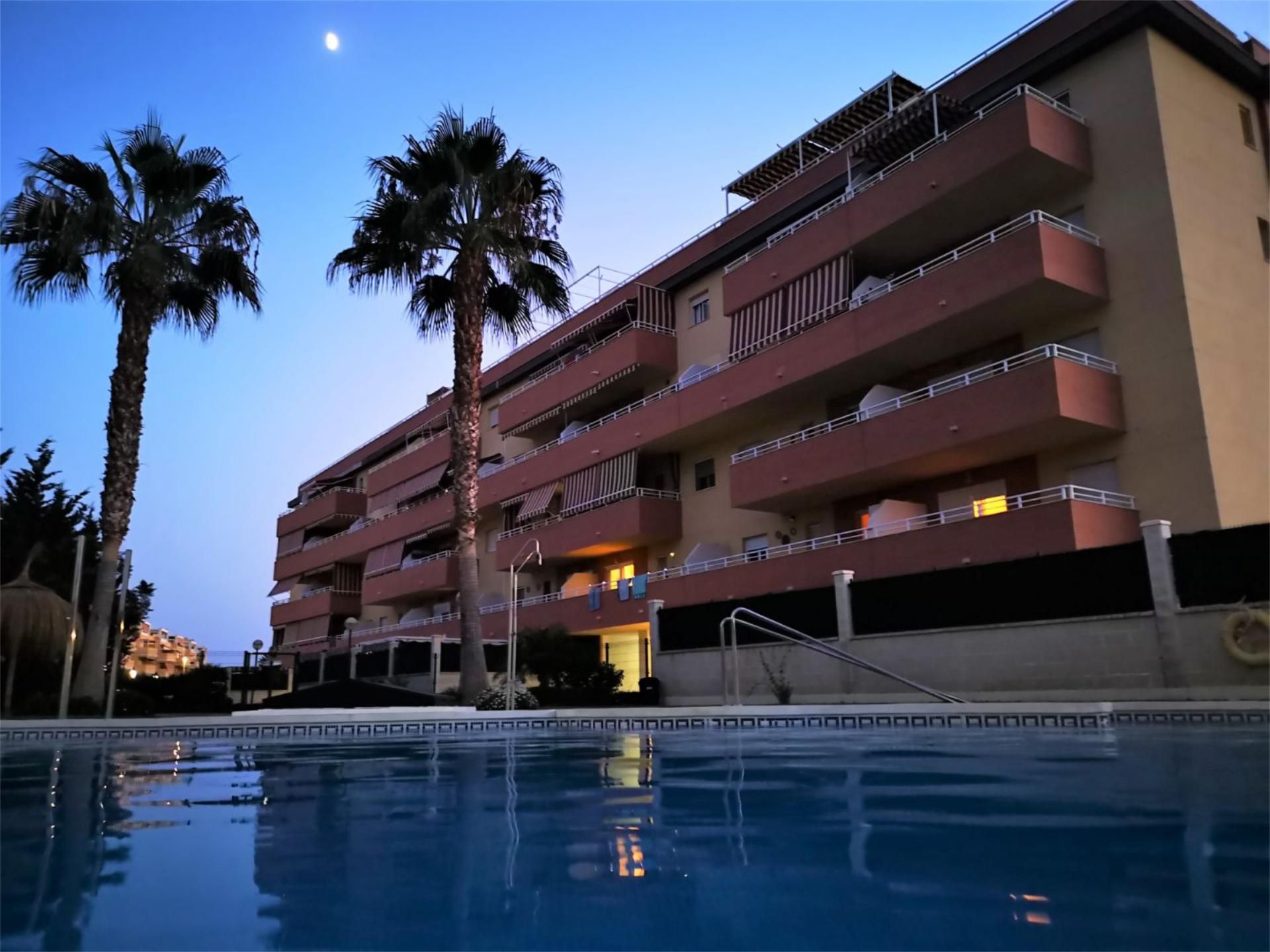 Swimming pool of Flat for sale in Algarrobo  with Air Conditioner, Terrace and Swimming Pool