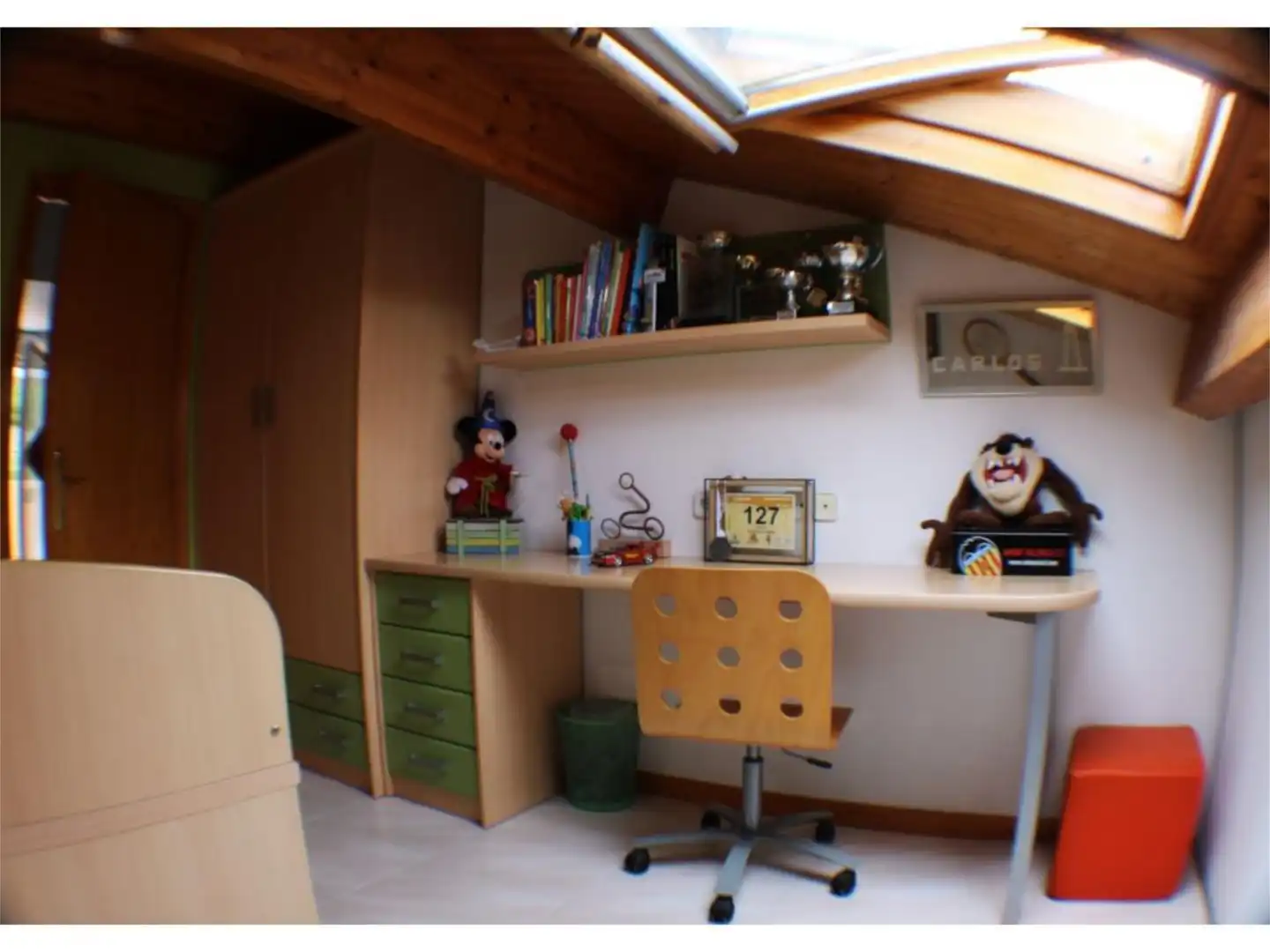 Schlafzimmer von Wohnung zum Verkauf in Alcañiz mit Klimaanlage, Heizung und Privatgarten