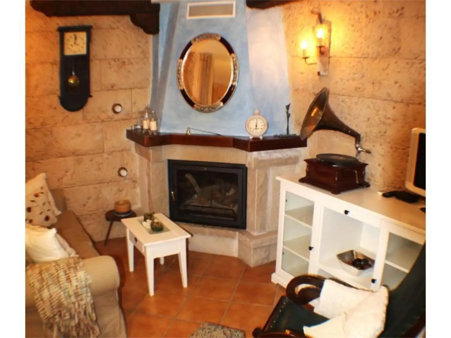 Wohnzimmer von Wohnung zum Verkauf in Alcañiz mit Klimaanlage, Heizung und Privatgarten