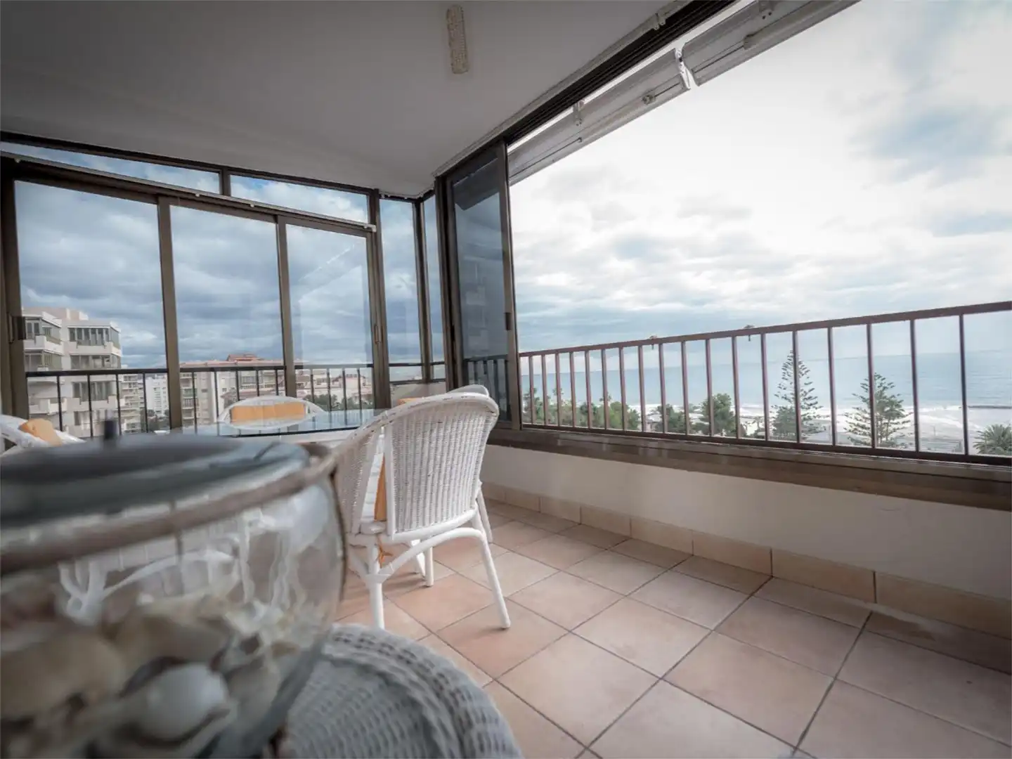 Habitación de Apartamento de alquiler en Benicasim / Benicàssim con Calefacción, Jardín privado y Terraza