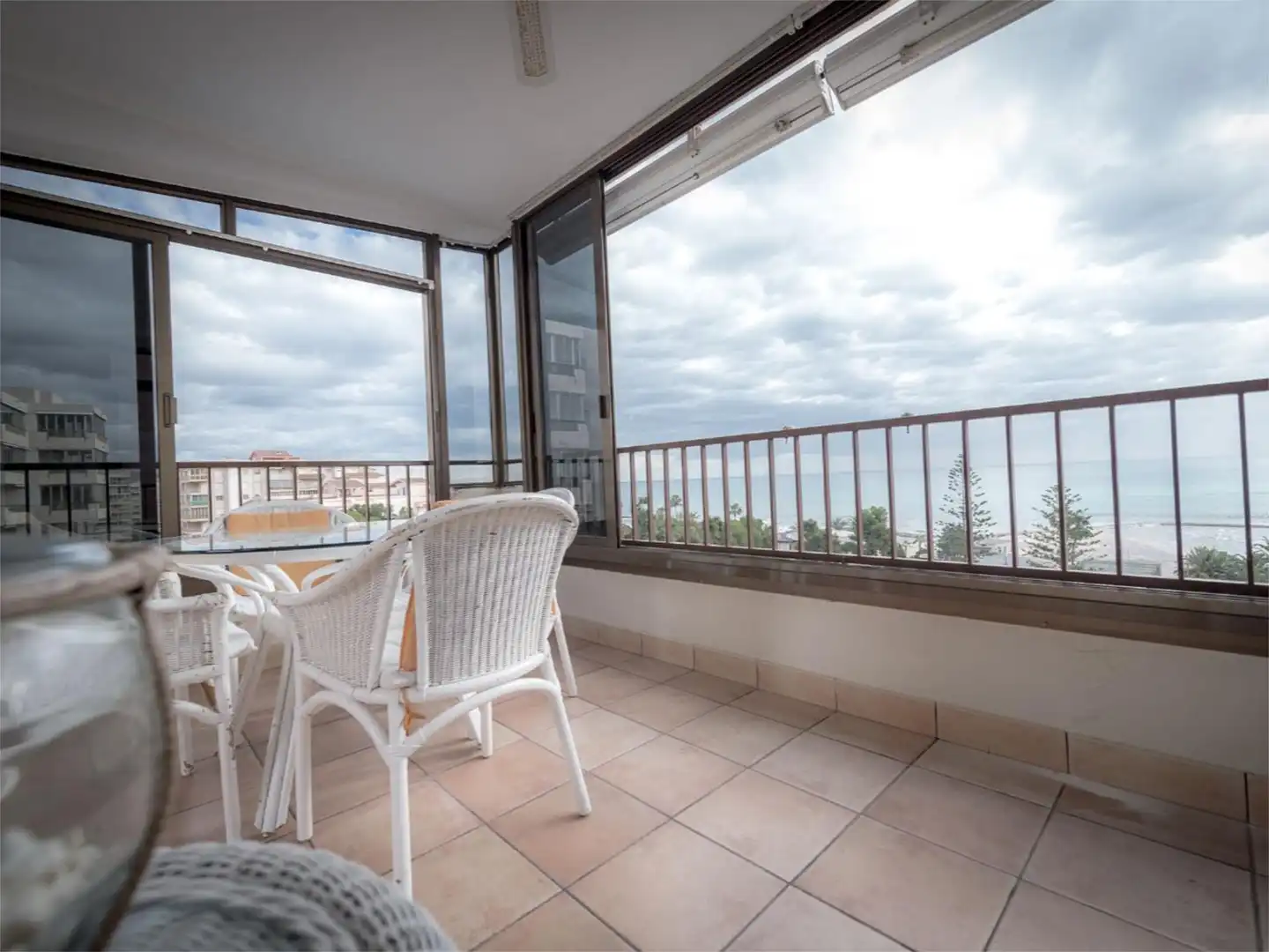 Terraza de Apartamento de alquiler en Benicasim / Benicàssim con Calefacción, Jardín privado y Terraza