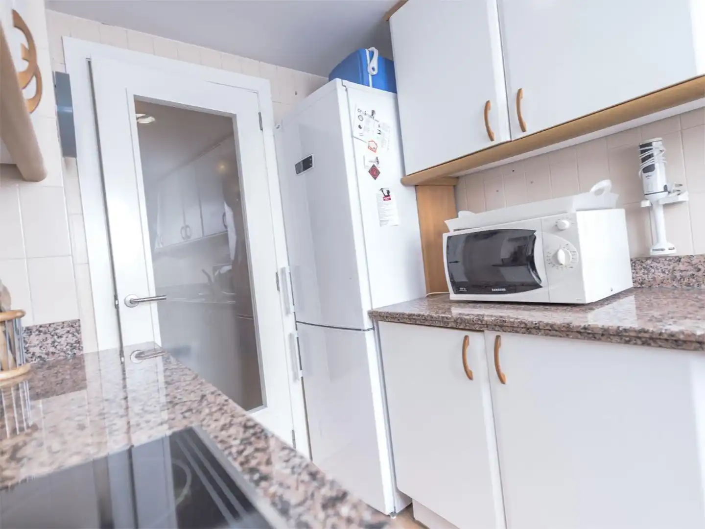 Cocina de Apartamento de alquiler en Benicasim / Benicàssim con Calefacción, Jardín privado y Terraza