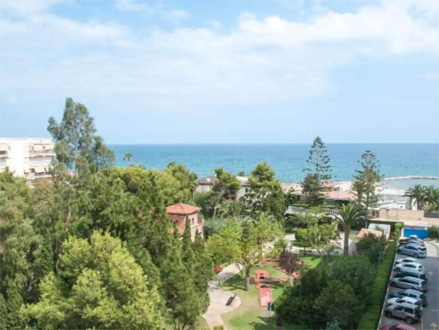 Jardín de Apartamento de alquiler en Benicasim / Benicàssim con Calefacción, Jardín privado y Terraza