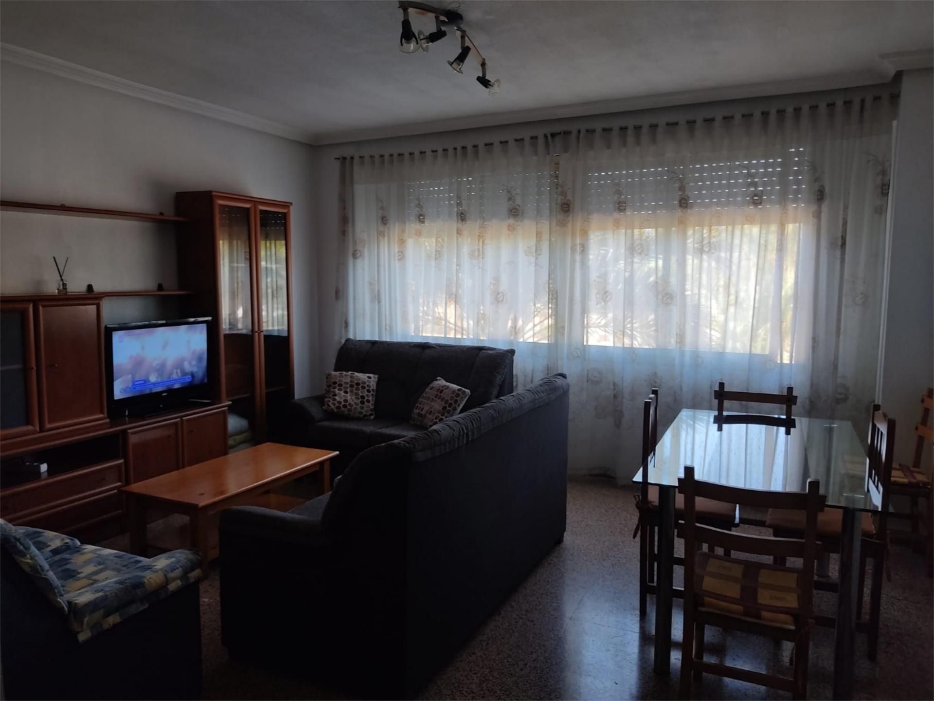 Living room of Flat to share in Elche / Elx  with Furnished, Oven and Washing machine