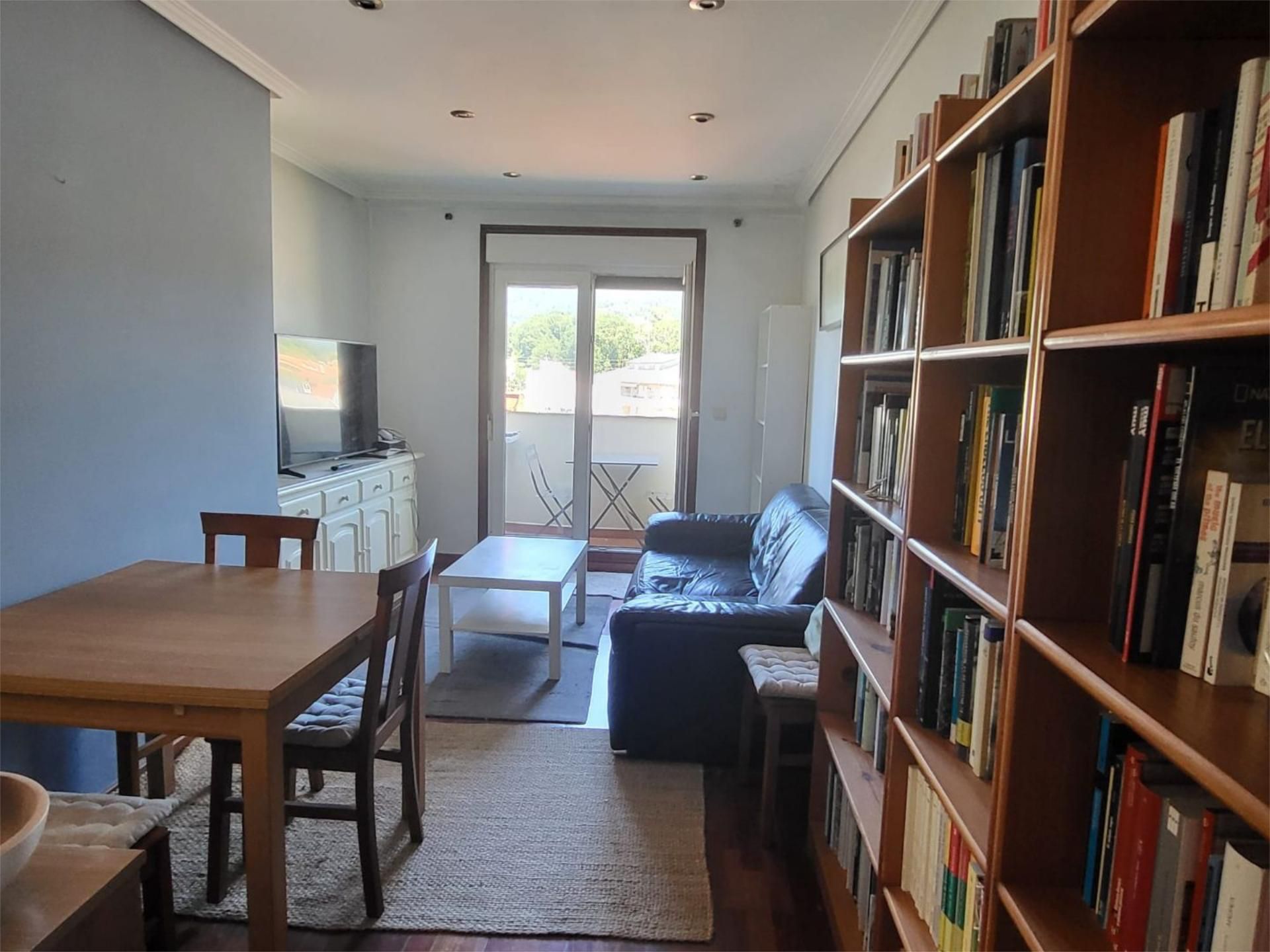 Sala de estar de Ático en venta en Cangas  con Terraza