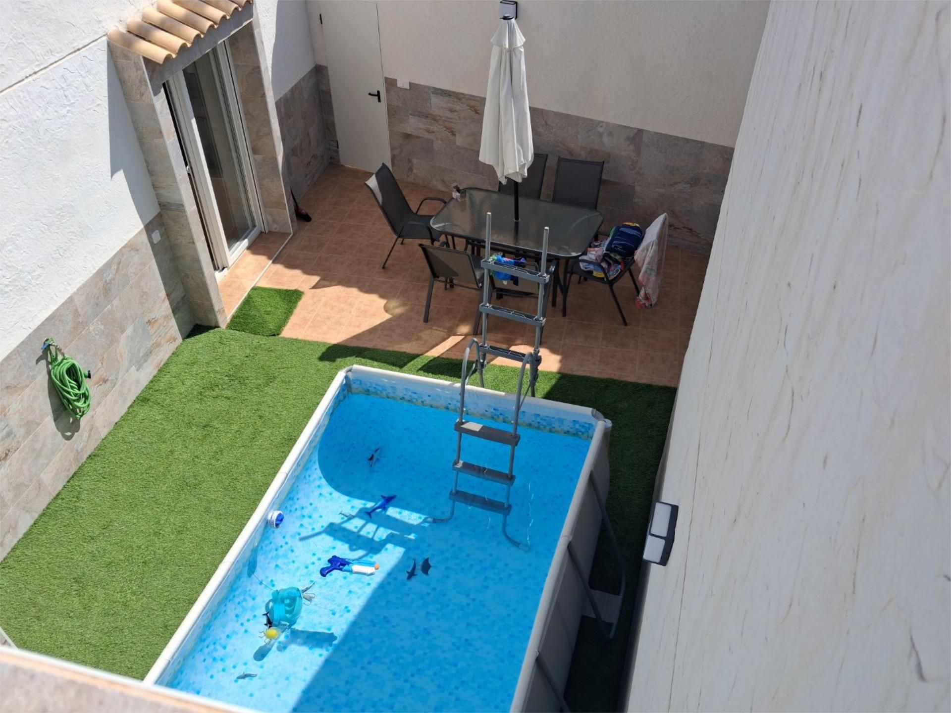 Swimming pool of Planta baja for sale in La Unión  with Air Conditioner and Terrace