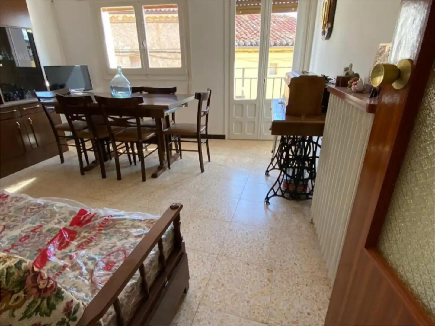 Dining room of Flat for sale in Alcubilla de Avellaneda  with Heating, Storage room and Furnished