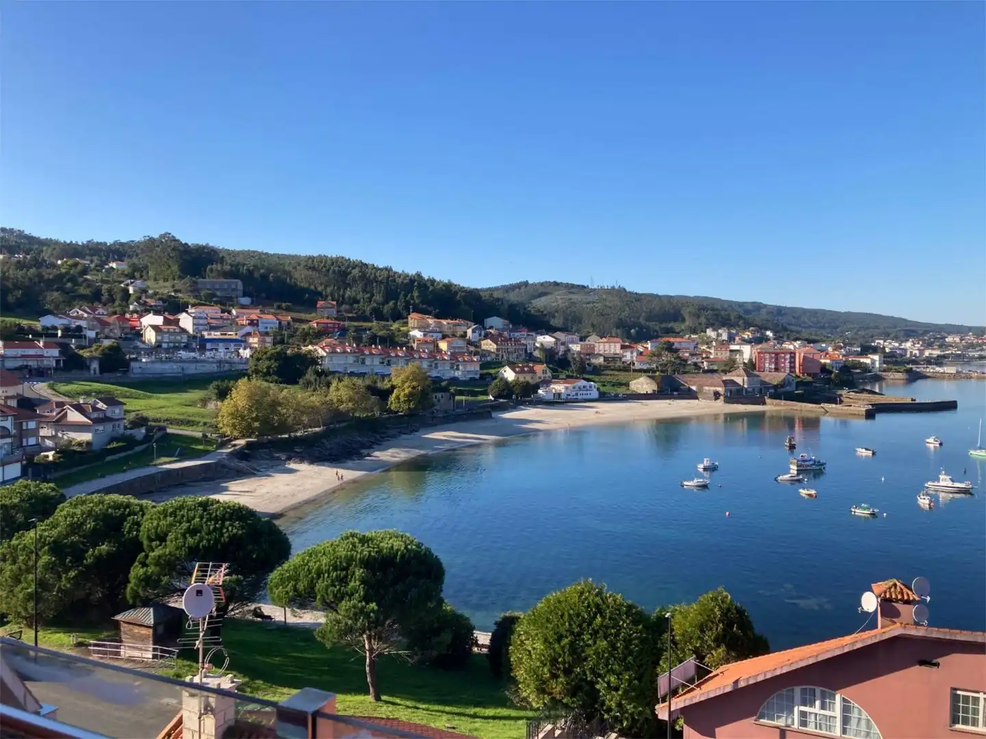 Exterior view of Flat for sale in Corcubión  with Heating, Private garden and Terrace