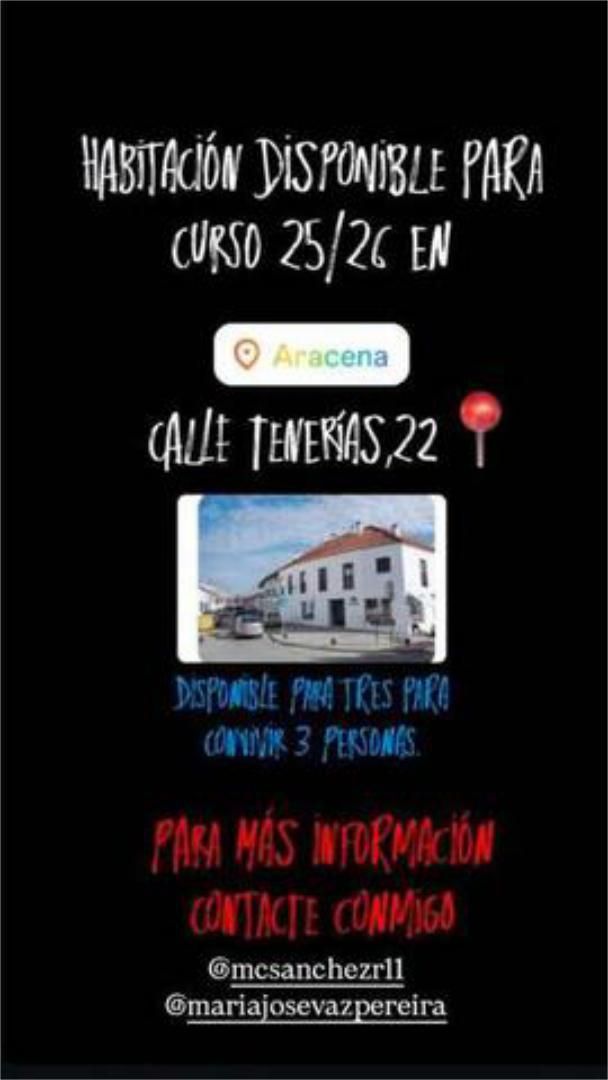 Piso para compartir en Aracena