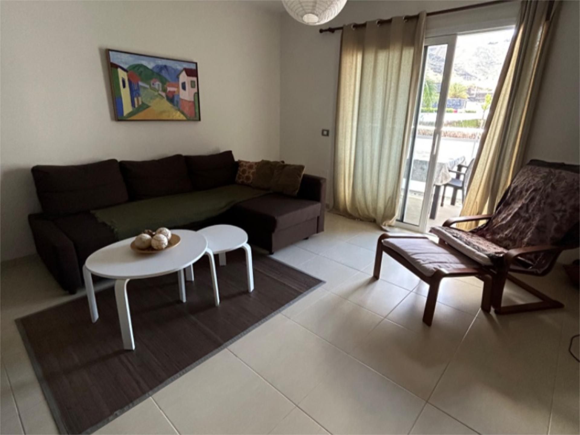 Sala de estar de Piso de alquiler en San Cristóbal de la Laguna con Jardín privado, Terraza y Trastero