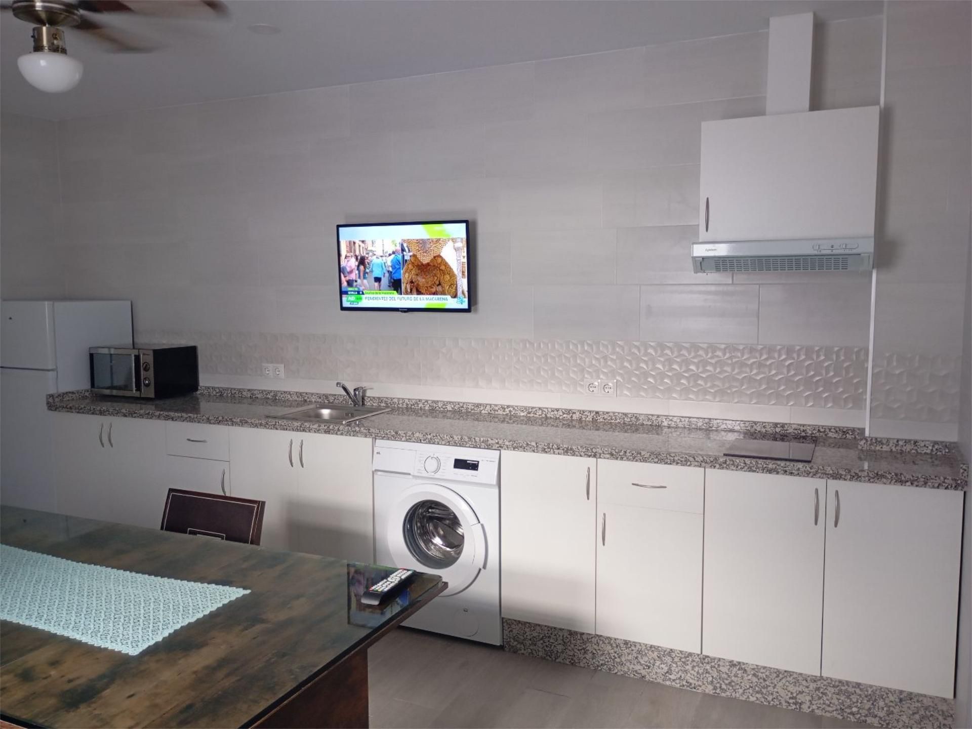 Kitchen of Flat to rent in Olvera  with Air Conditioner