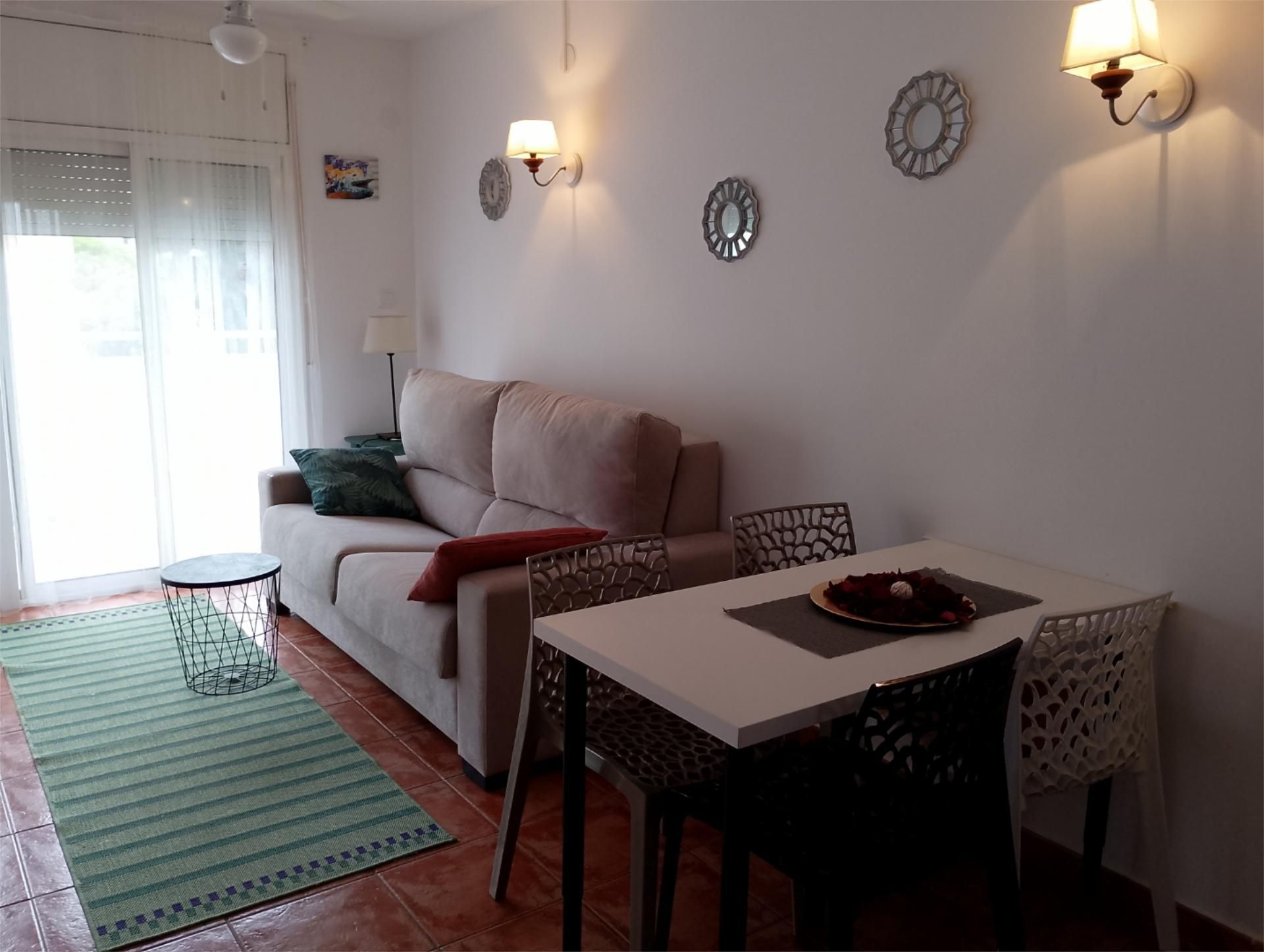 Sala de estar de Piso de alquiler en Salou con Terraza, Amueblado y Horno