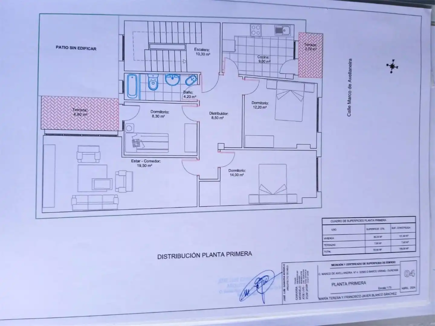 Casa adosada en venda en O Barco de Valdeorras   amb Calefacció, Terrassa i Moblat