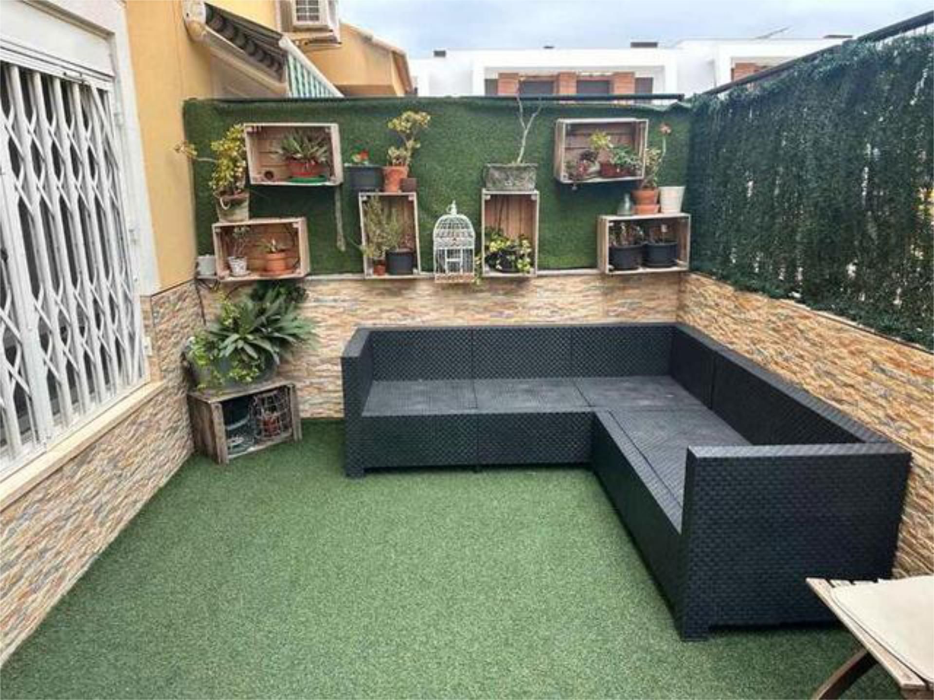 Terrassa de Casa adosada en venda en  Murcia Capital amb Calefacció, Jardí privat i Terrassa