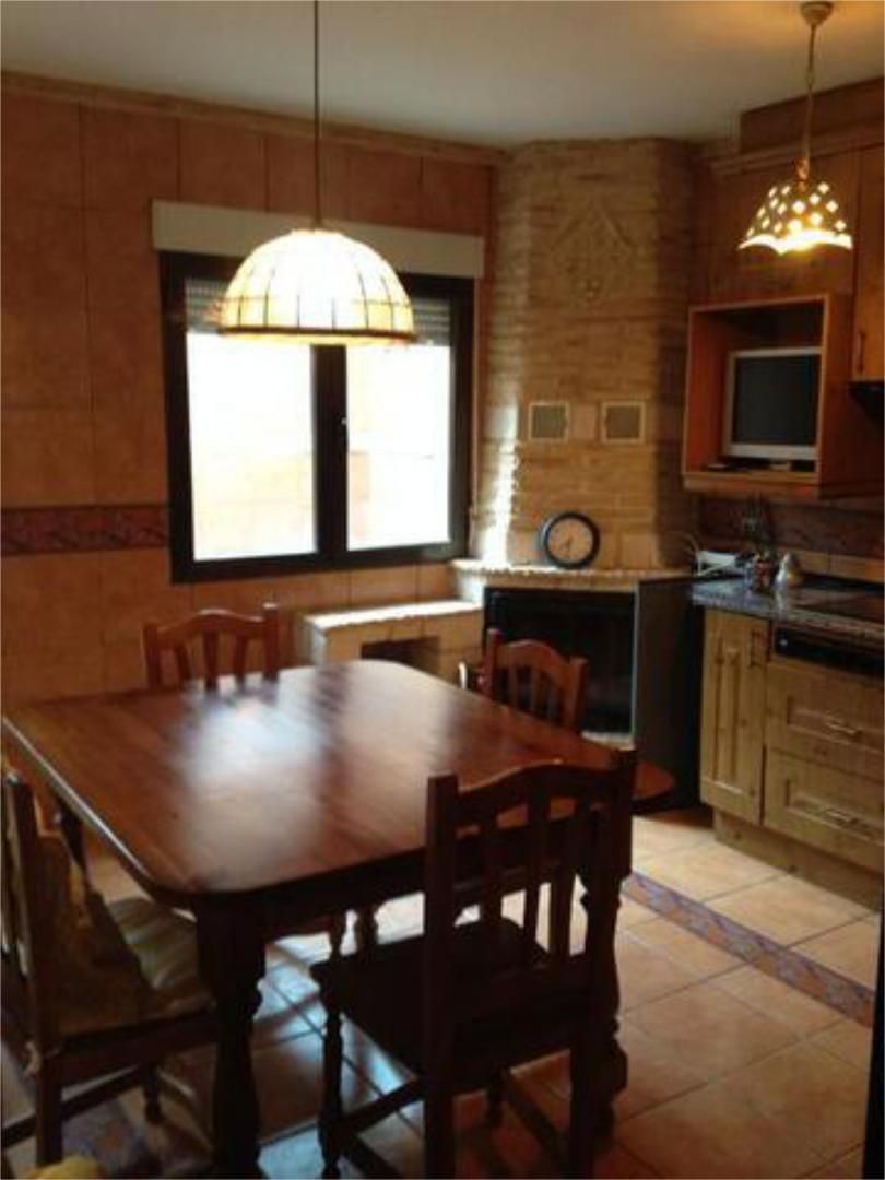Dining room of Single-family semi-detached for sale in Arcones  with Terrace, Storage room and Furnished