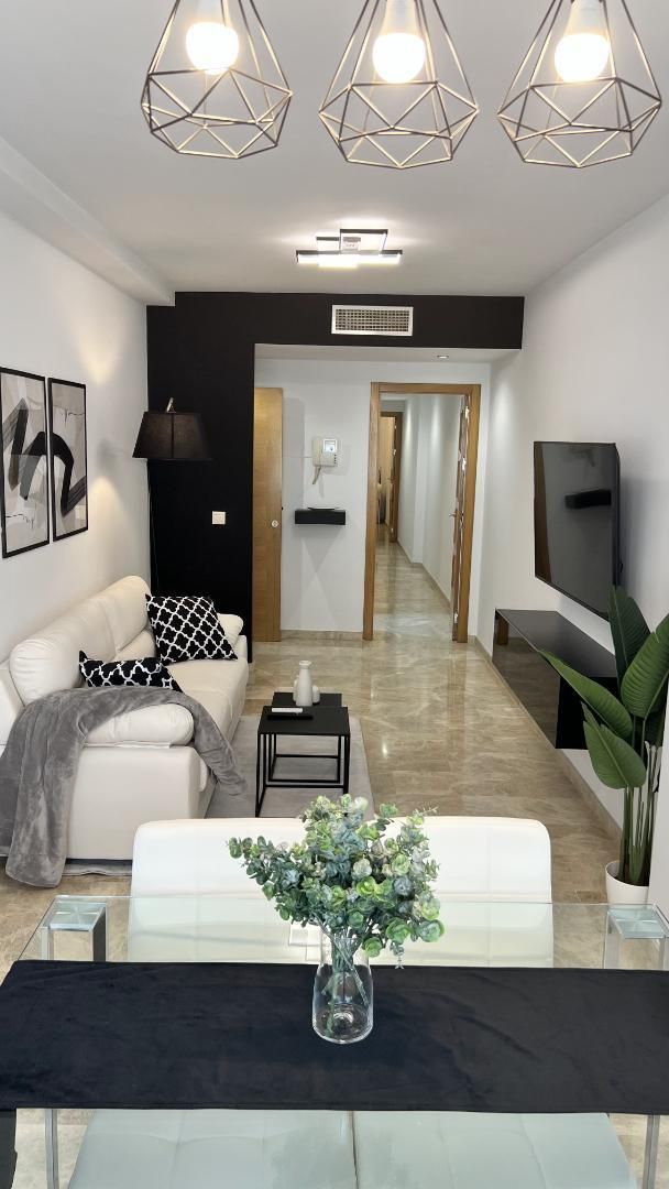 Sala de estar de Piso de alquiler en  Córdoba Capital con Aire acondicionado, Calefacción y Amueblado