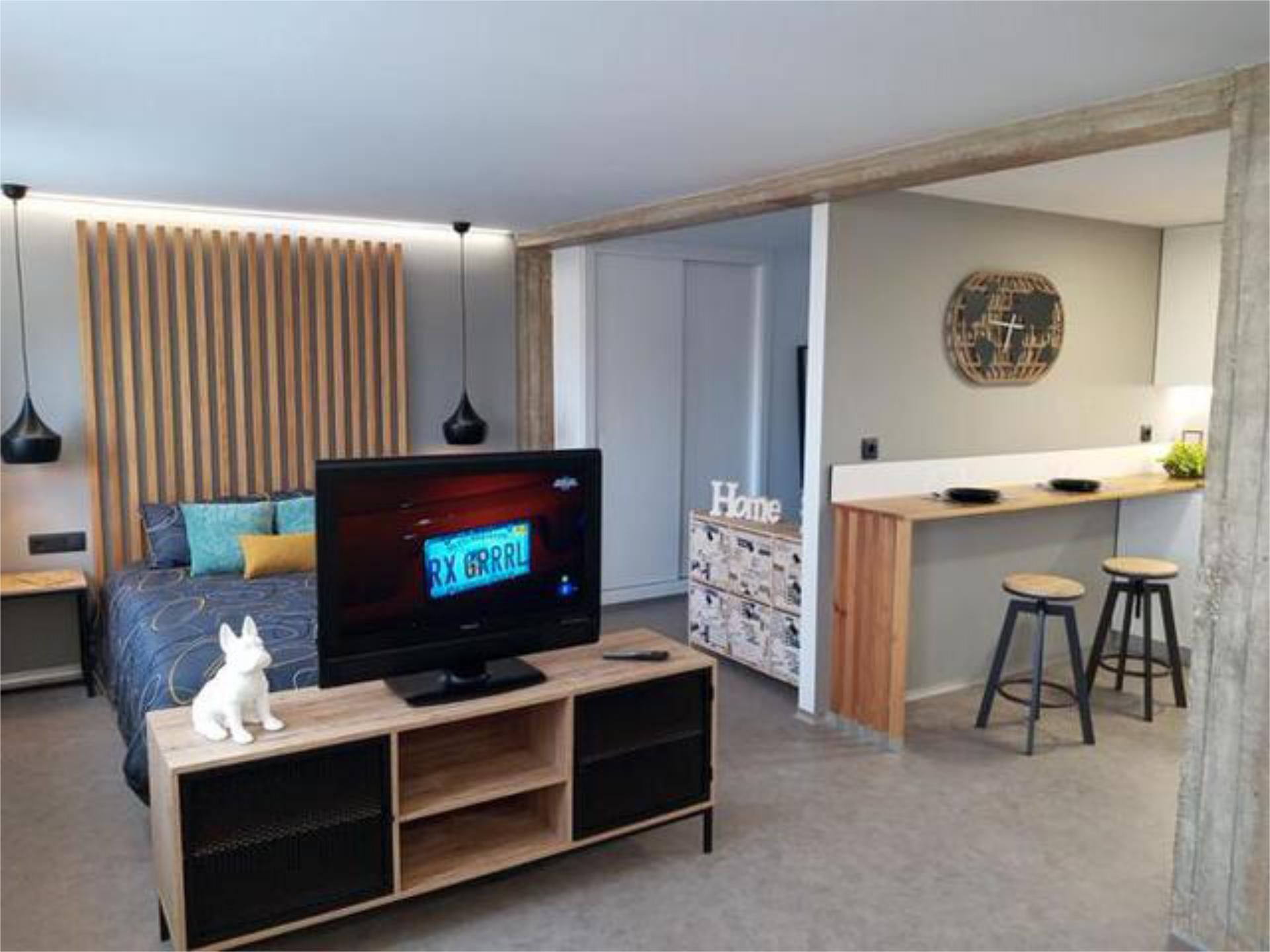 Sala d'estar de Apartament de lloguer en Zamora Capital  amb Calefacció, Terrassa i Moblat