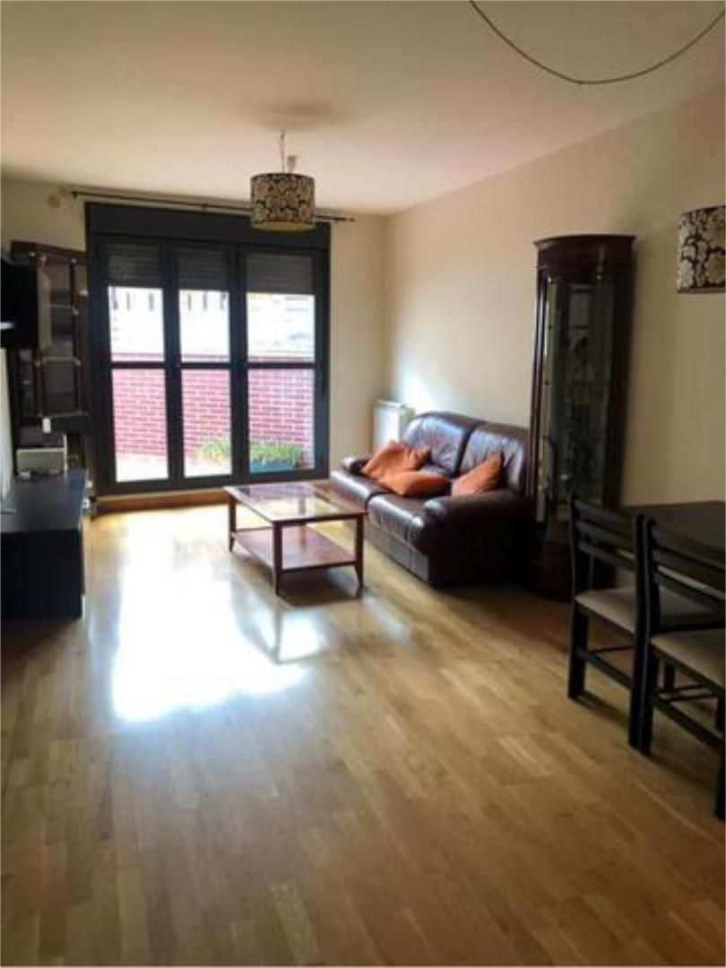 Sala d'estar de Estudi de lloguer en Oyón-Oion amb Calefacció, Terrassa i Moblat