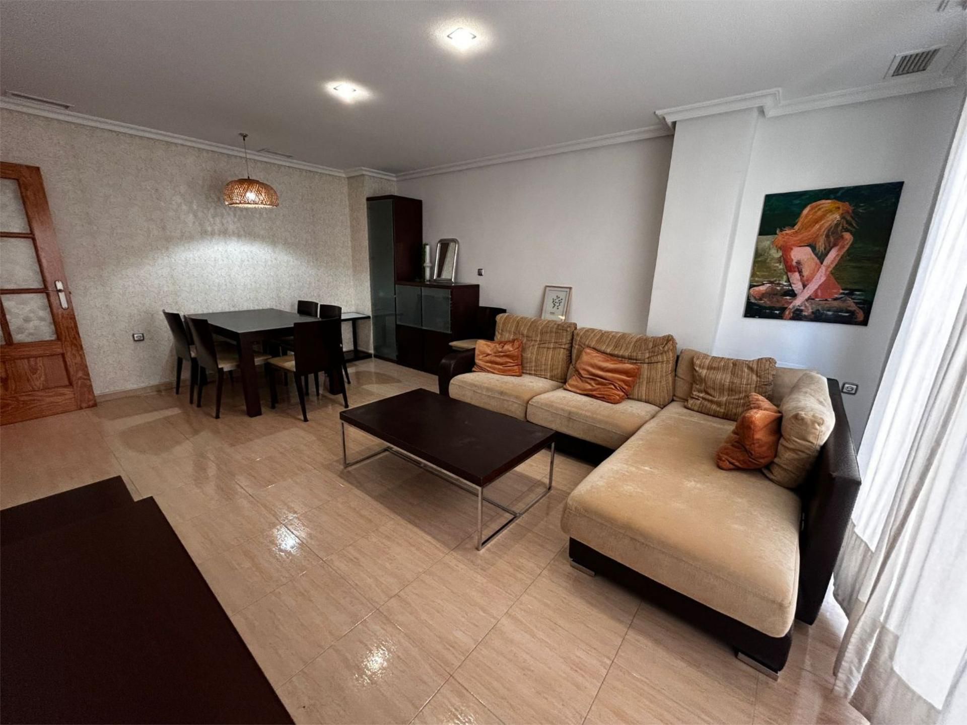 Sala de estar de Piso de alquiler en Albatera con Aire acondicionado, Calefacción y Amueblado