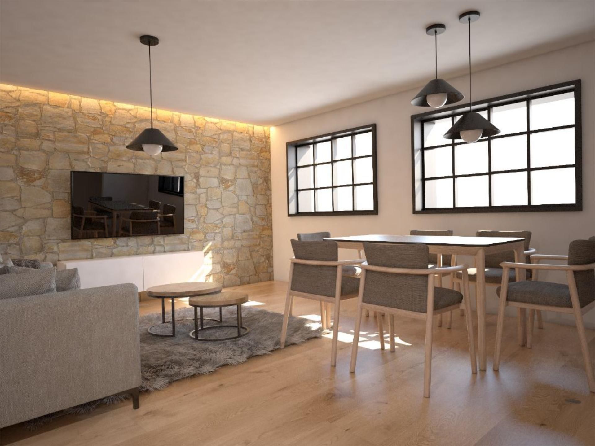 Sala de estar de Planta baja en venta en Villajoyosa / La Vila Joiosa con Jardín privado