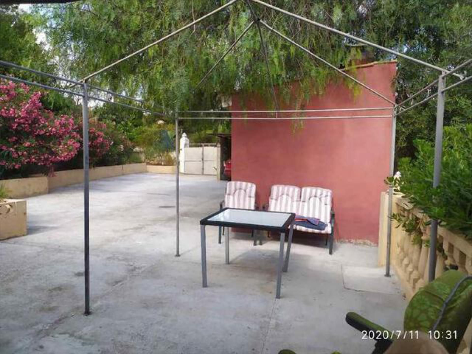 Terraza de Casa adosada en venta en Vilamarxant