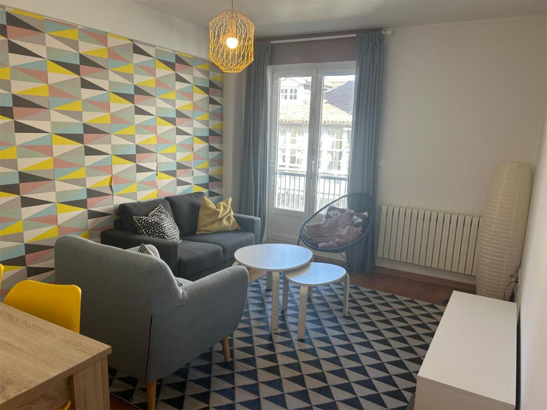 Sala d'estar de Pis de lloguer en Santiago de Compostela 
