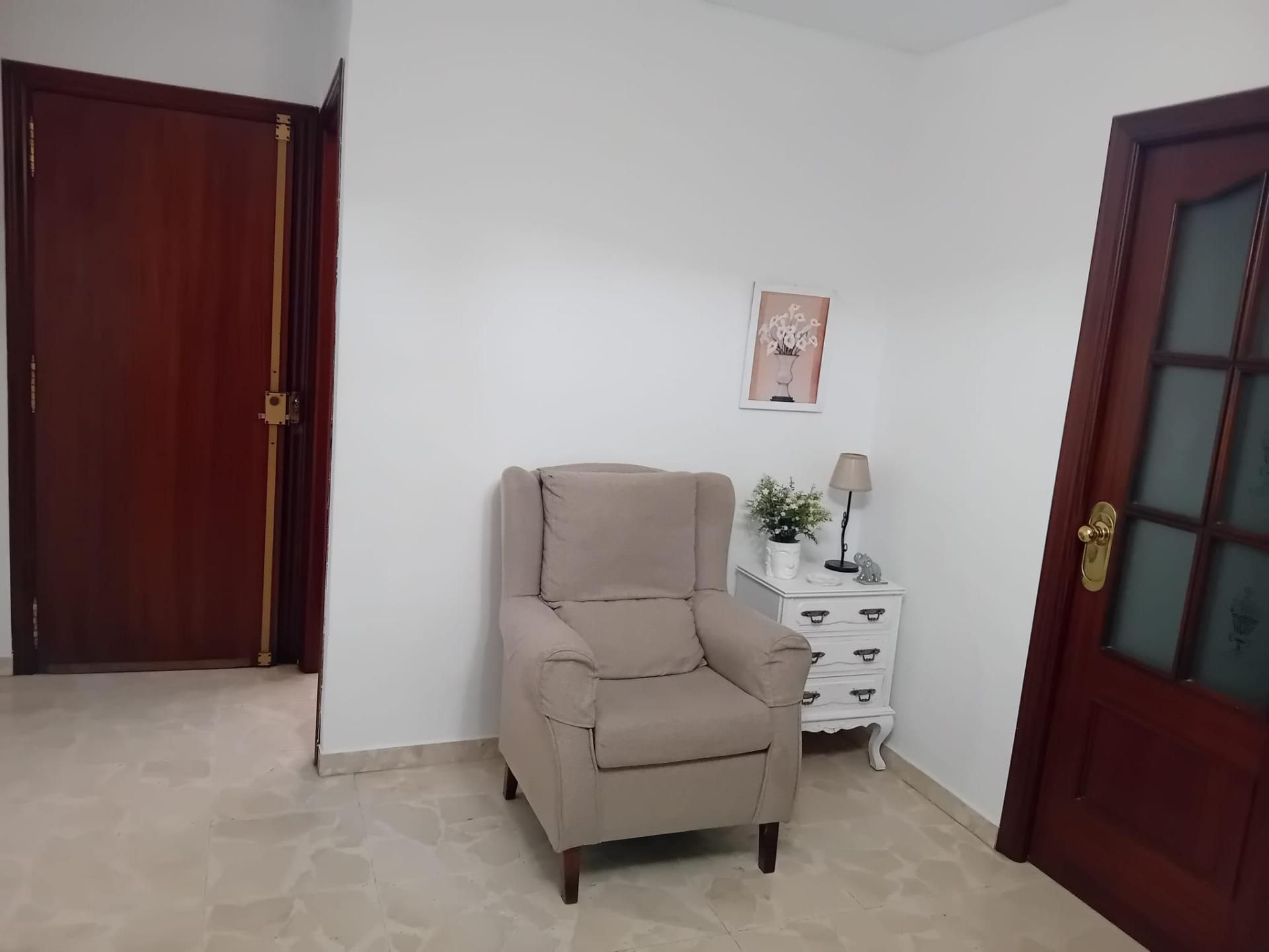 Sala de estar de Piso de alquiler en  Córdoba Capital con Aire acondicionado, Terraza y Amueblado