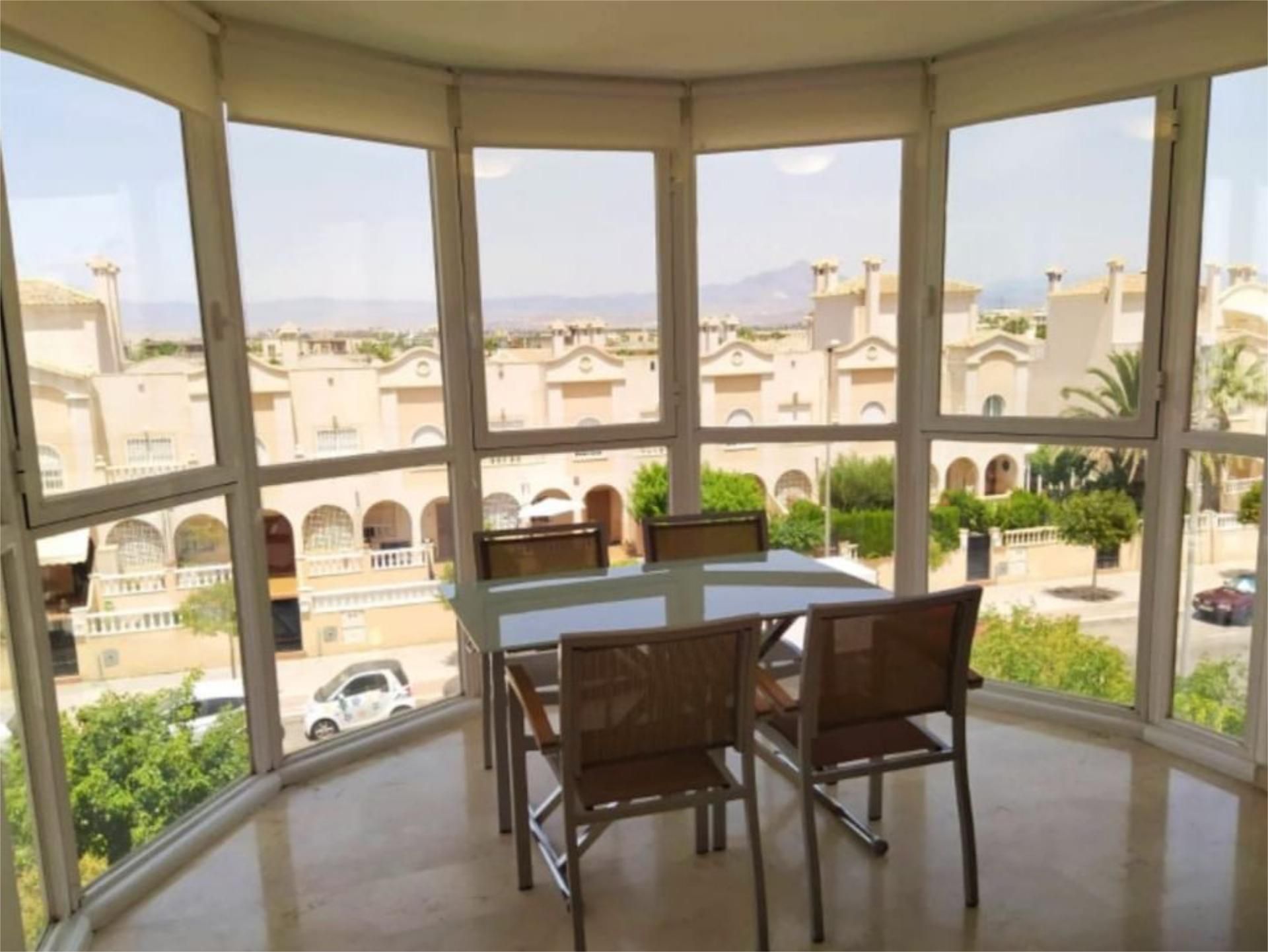 Terrace of Flat to rent in Alicante / Alacant  with Air Conditioner, Heating and Private garden