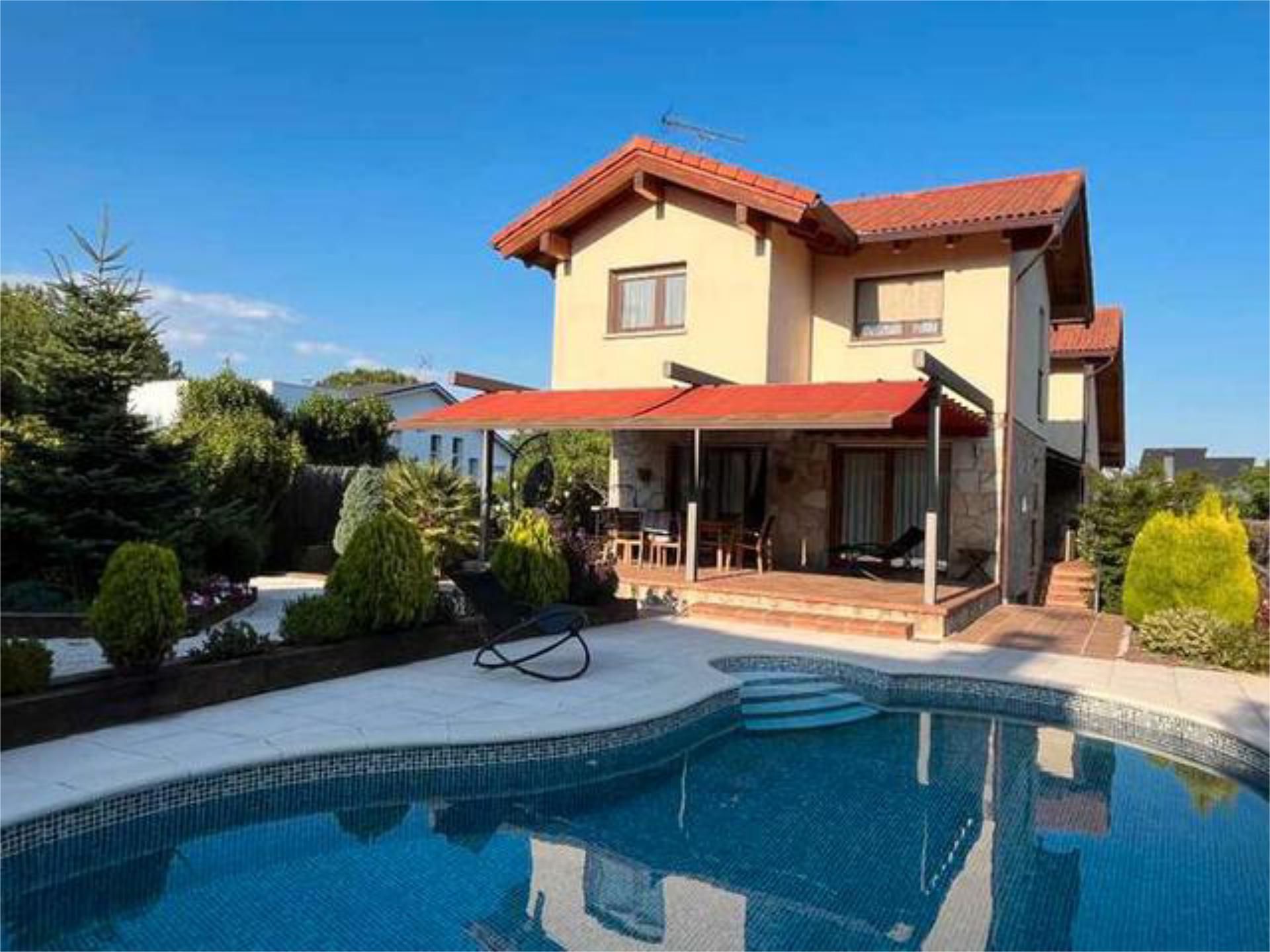 Swimming pool of Single-family semi-detached for sale in Guadarrama  with Terrace and Swimming Pool