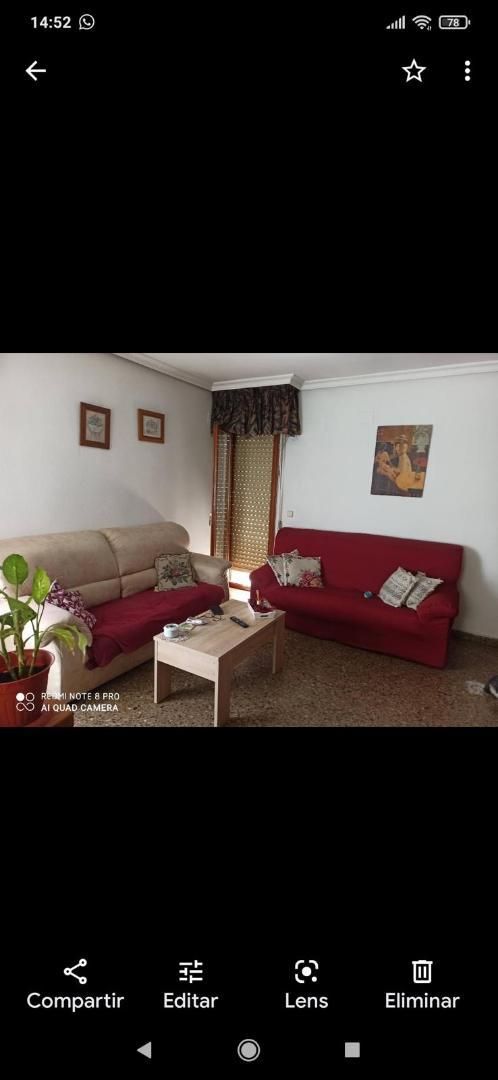 Sala de estar de Piso de alquiler en Ibi con Amueblado, Horno y Lavadora