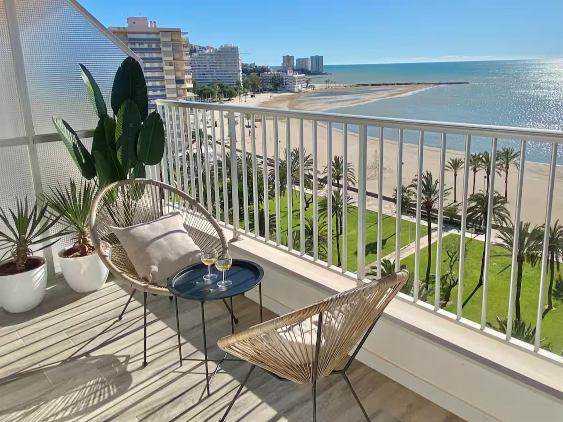 Terraza de Piso de alquiler en Cullera con Piscina y Balcón