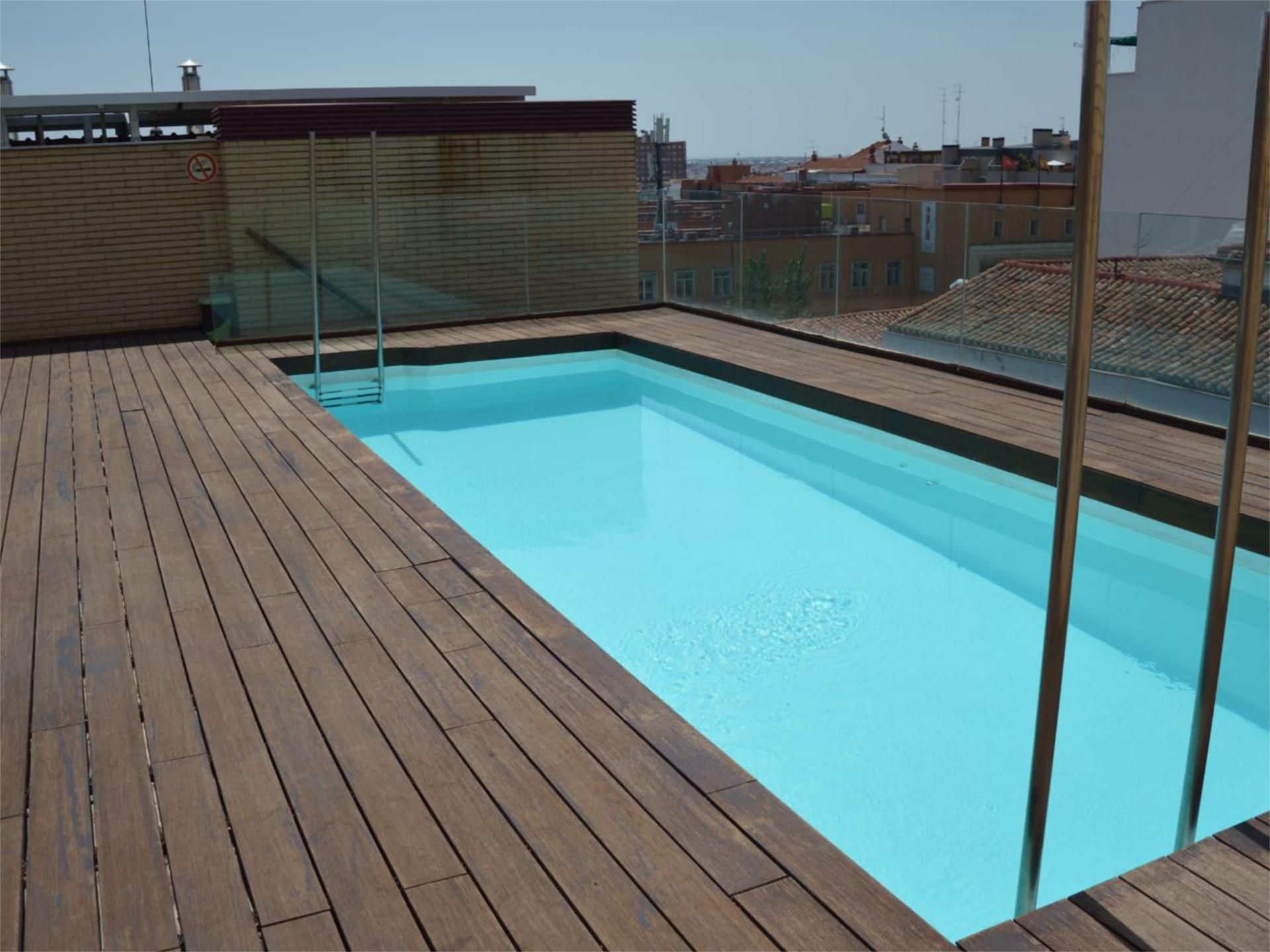 Piscina de Pis en venda en  Madrid Capital amb Aire condicionat, Calefacció i Jardí privat