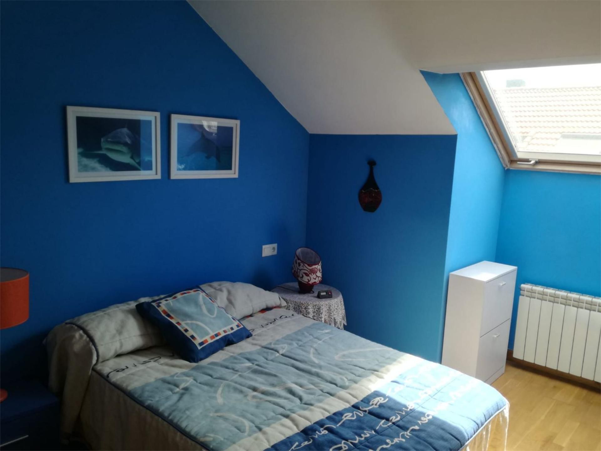 Dormitori de Apartament de lloguer en Villalobón amb Calefacció, Terrassa i Moblat