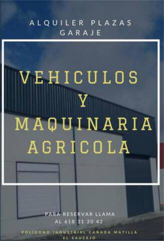 Garaje en Alquiler en El Saucejo