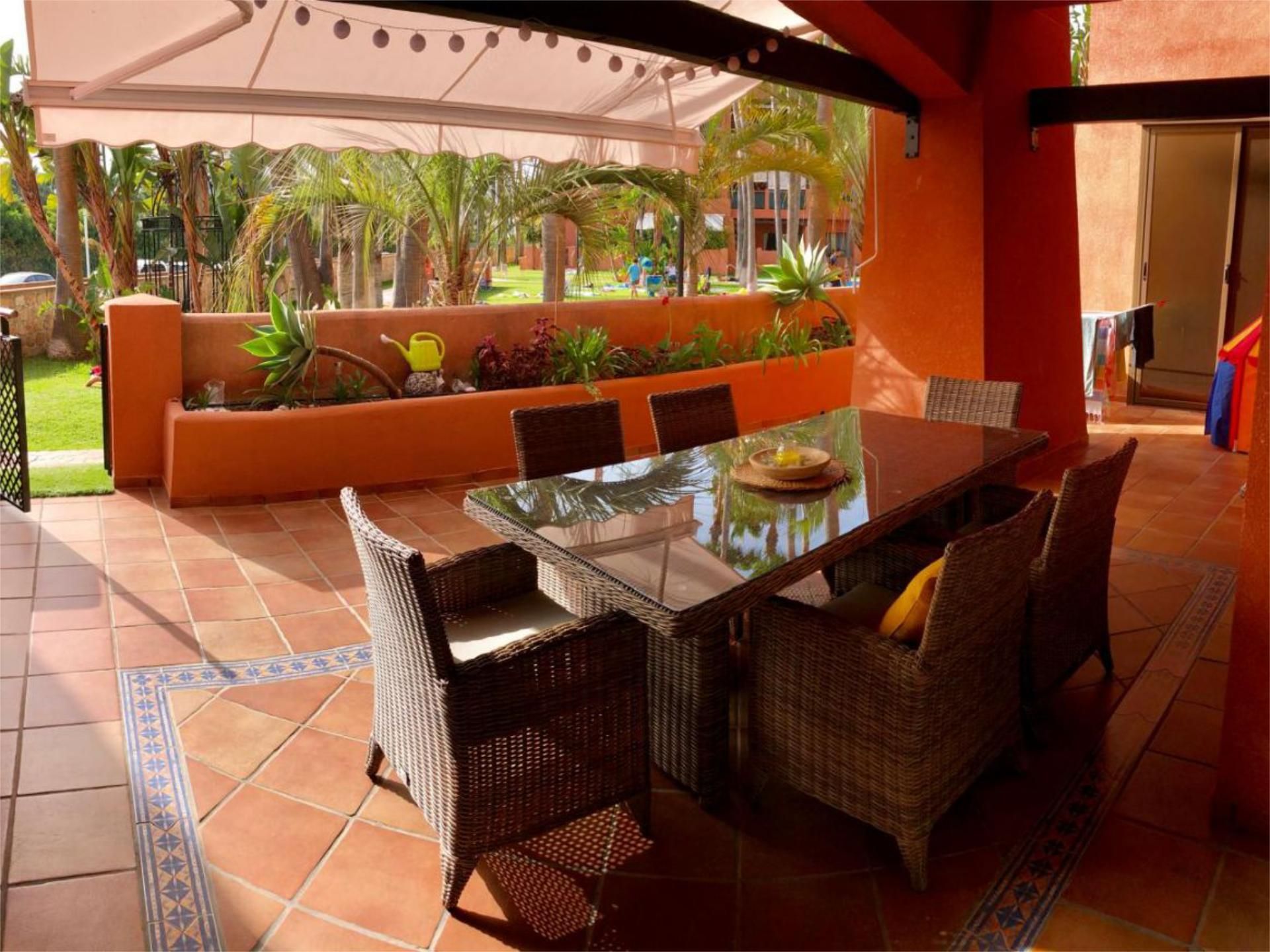 Terrace of Flat to rent in Motril  with Air Conditioner, Terrace and Swimming Pool