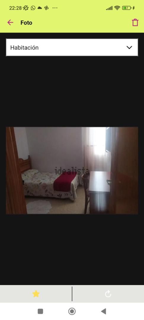 Bedroom of Flat to share in Armilla  with Furnished, Oven and Washing machine